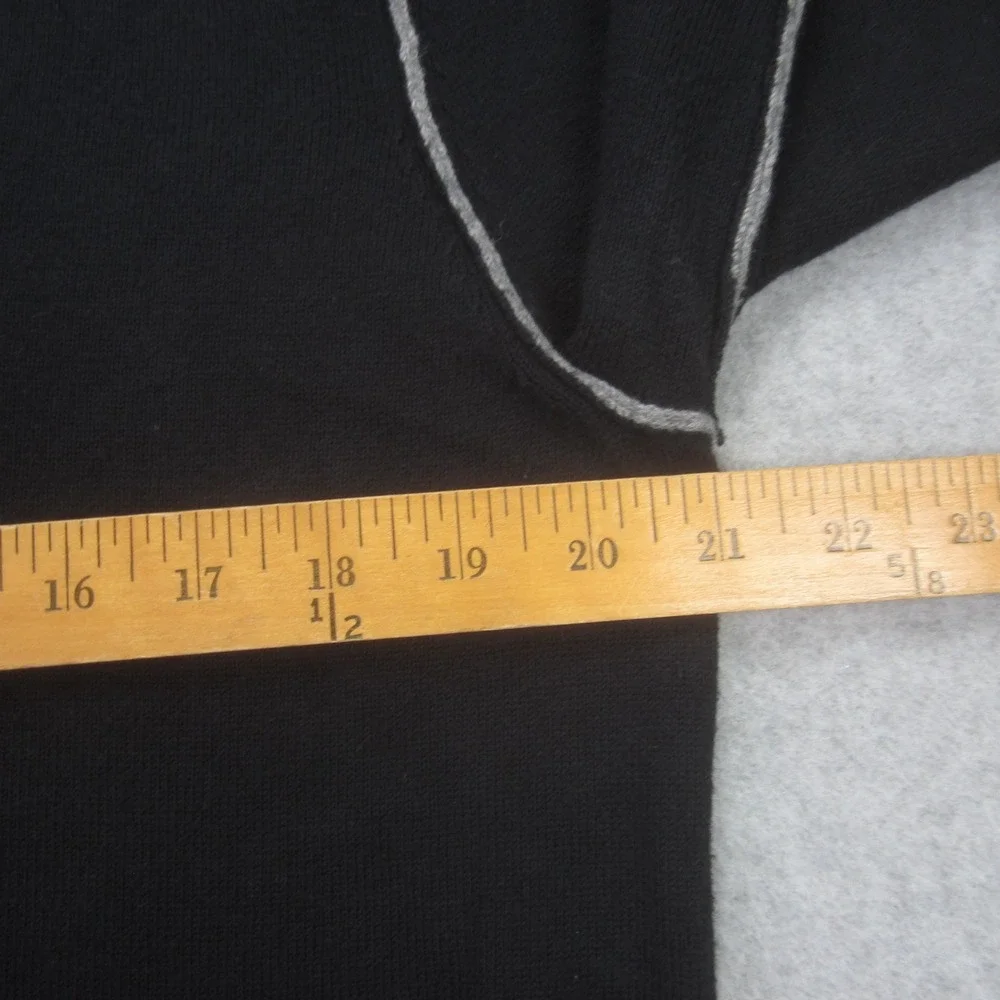 Carbon 2 Cobalt Sweater Mens Medium Black Cotton‎ Cashmere Blend Pullover